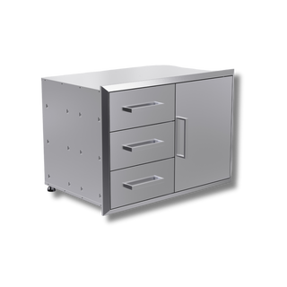 Triple Drawer- Door Combo